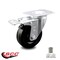 Service Caster 4 Inch Phenolic Wheel Swivel Top Plate Caster with Total Lock Brake SCC SCC-TTL20S414-PHR - alternate 3